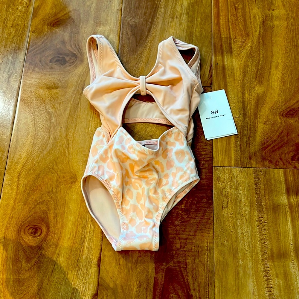 Something Navy bathing suit